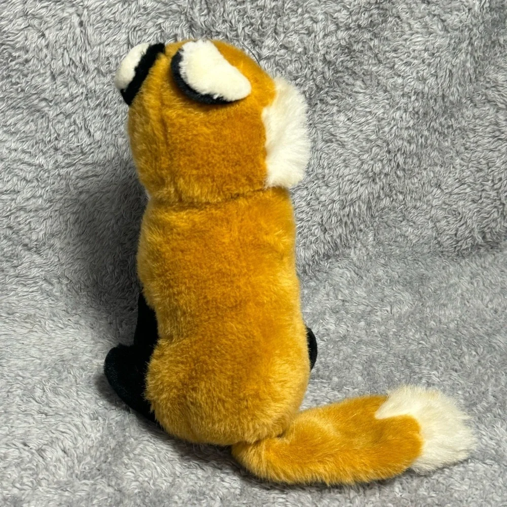 Walmart Orange Fox Plush Stuffed Animal Black Legs White Chest Soft Toy 12”